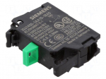 Contact block | 22mm | 3SU1.5 | -25&divide;70&deg;C | front fixing | Contacts: NO