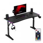 Huzaro Hero 3.6 RGB Gaming Desk, Black