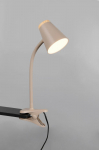 Trio Pongo LED clamping lamp warm beige gaismeklis R25831143 4017807642834