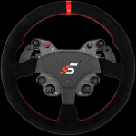 SIMAGIC GT1 Round Steering Wheel, Shifter Paddles, Suede| QR70 Included. S210