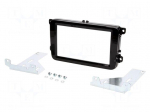 Radio mounting frame | VW | 2 DIN | black gloss