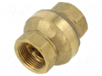 Check valve | G 3/4" internal | 16bar | brass | Medium: water