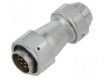 Connector: circular | plug | male | PIN: 12 | IP67 | WY20 | 9&divide;10.5mm | 5A