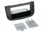 Radio frame | Mitsubishi | 2 DIN | black