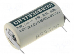 Battery: lithium | 3V | 2/3A,2/3R23,CR17335 | &Oslash;17x33.5mm | 1800mAh