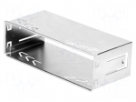 Car radio mounting half frame | 1 DIN | zinc | Pioneer