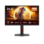 LCD Monitor|AOC|24.5 "|2560 x 1440 pixels|Quad HD|Native aspect ratio 16:9|LED|Flat|Q25G4SR
