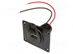 Automotive power supply | USB A socket | 3A | Sup.volt: 12&divide;24VDC