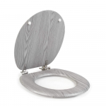 Beldray LA00000074GRYPEU7 Wooden Toilet Seat