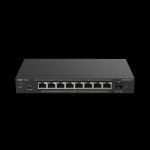 RG-ES209MG-P ~ 2.5G pārvaldams PoE switch komutators 8BE(PoE)+1BE(Uplink) +1SFP+(10G) 130W