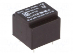 Transformer: encapsulated | 0.5VA | 230VAC | 6V | 6V | 42mA | 42mA | 35g
