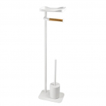 FREE STANDING TOILET BRUSH ALBANY WHITE