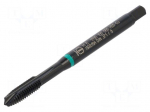 Tap | M6 | 1 | L: 80mm | Holder: square,machine | 4.9mm | B | Green