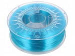 Filament: PET-G | 1.75mm | azure blue,transparent | 220&divide;250&deg;C | 1kg