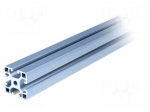 Connecting tubes | Width of the groove: 8mm | W: 40mm | H: 40mm | L: 2m