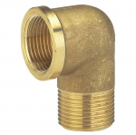 Gardena Brass Elbow Connector with G 1 1/4-Inch Internal and External Thread, 7285
