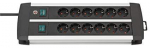 Brennenstuhl Premium-Alu-Line Technik - 12 port