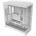 NZXT H9 Flow, tower case white (matte), tempered glass x 2