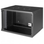 Digitus SOHO PRO wall-mounted enclosure, light grey IT cabinet, 7 rack units