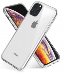 Fusion Ultra Back Case 1 mm Izturīgs Silikona Aizsargapvalks Priek&scaron; Apple iPhone 11 Pro Caurspīdīgs