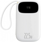 Baseus EnerFill FC31 Power Bank 20000 mAh 22.5W USB-C + Lightning / white