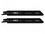 Hacksaw blade | metal,reciprocating saw | 18teeth/inch | 152mm