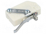 Limit switch | flat lever | SPDT | 16A | max.400VAC | max.220VDC | IP40