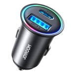 Joyroom auto laadija Mini, C+U, 60W, Black (JR-CCN04)