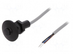 Sensor: capacitive | Range: 0&divide;0.1mm | Output conf: PNP / NO | Mat: POM
