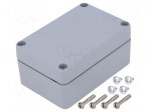 Enclosure: multipurpose | X: 66mm | Y: 100mm | Z: 46mm | ALN | aluminium
