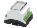 Enclosure: for DIN rail mounting | Y: 89.7mm | X: 71.6mm | Z: 60.7mm