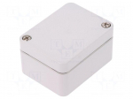 Enclosure: multipurpose | X: 50mm | Y: 65mm | Z: 35mm | TK PC | grey | IP66