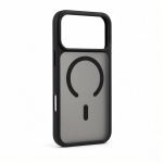 Back panel cover Evelatus Apple iPhone 18 Pro Max Silver-Shield Skin Feel 2-in-1 MagSafe Case Black