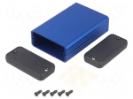 Enclosure: with panel | 1455 | X: 54mm | Y: 80mm | Z: 23mm | aluminium
