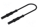 Test lead: single | 36A | banana plug 4mm,both sides | insulated