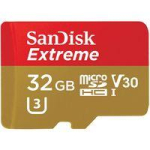 Storage devices SanDisk  SanDisk microSDHC V30 A1    32GB Extreme 100MB SDSQXAF-032G-GN6MA
