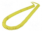 Wire: coiled | &Ouml;LFLEX&reg; SPIRAL 540 P | 2x0,75mm2 | unshielded | PUR