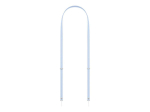 Back panel cover Apple  Crossbody Strap - Crisp Blue |