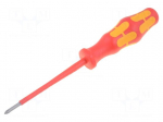 Screwdriver | insulated | Phillips | PH0 | Blade length: 80mm | 1kVAC