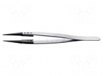 Tweezers | replaceable tips | Blade tip shape: flat | ESD