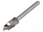 Drill bit | PCB | &Oslash;: 5.5mm | L: 38.2mm | 1/8" (3,175mm)