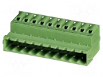Pluggable terminal block | 5.08mm | ways: 16 | straight | plug | male