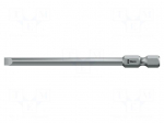 Screwdriver bit | slot | 4,0x0,5mm | Overall len: 50mm