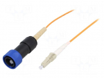 Connector: fiber optic | patchcord | PIN: 1 | bayonet | Buccaneer 4000