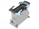 Connector: rectangular | EPIC | size H-B 16 | Gland holes: 2 | M25