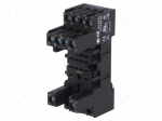 Socket | PIN: 14 | 12A | 250VAC | Mounting: DIN | Leads: screw terminals