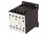 Contactor: 3-pole | NO x3 | Auxiliary contacts: NO | 12VDC | 12A | DIN