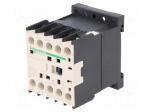 Contactor: 4-pole | NO x4 | 24VDC | 9A | DIN,on panel | TeSys K | W: 45mm