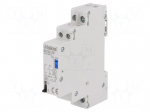 Relay: installation | bistable | NO x2 | Ucoil: 230VAC | 17.6x90x65mm