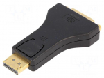 Adapter | DisplayPort 1.2 | DisplayPort plug,DVI-I (24+5) socket